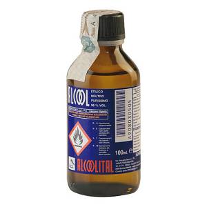 ALCOOLITAL Alcool Etilico Puro 96%  100 ml