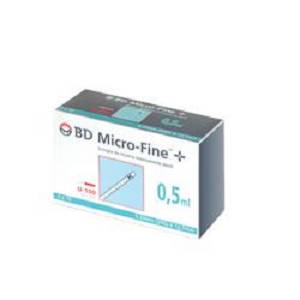 BD Siringhe Micro insulina U100 - 0,5 ml - 29 gr - 12,7mm 30 pz.