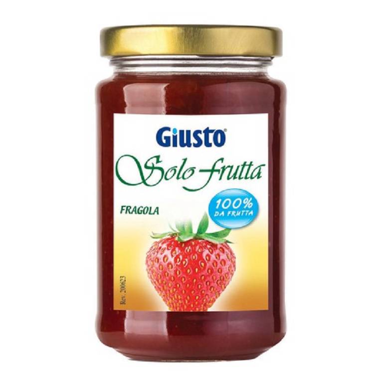 GIUSTO SOLO FRUTTA Marmellata fragole 284g