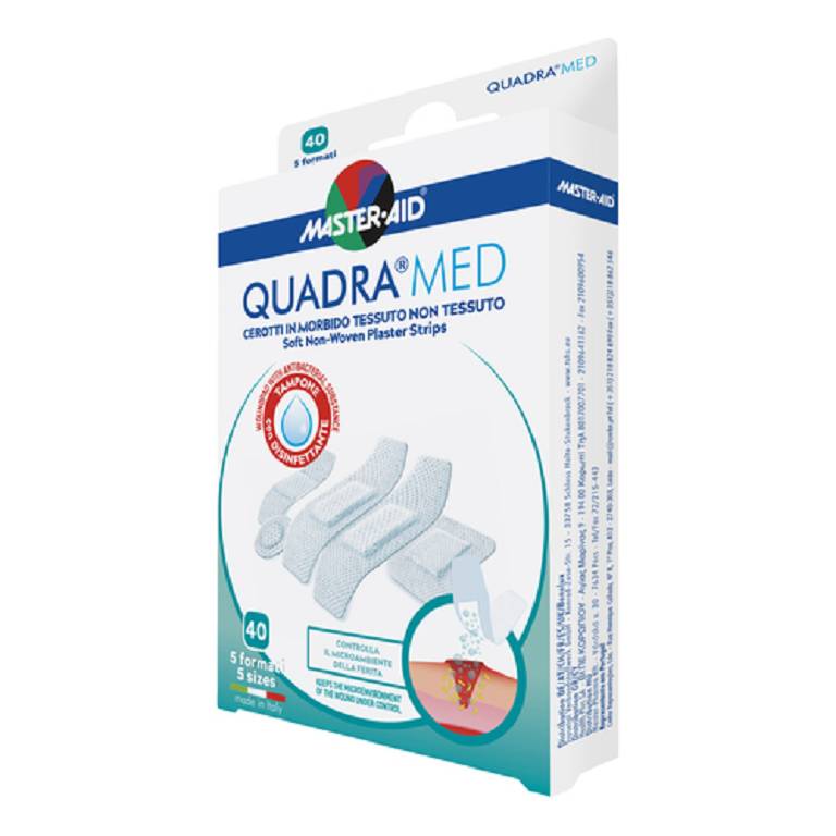 MASTER-AID QUADRA Cerotti assortiti 40pz