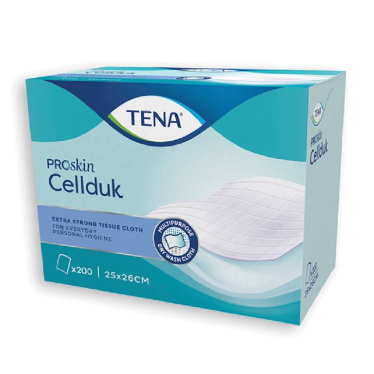 TENA Salvietta Monouso 25x34 cm 200 Pezzi