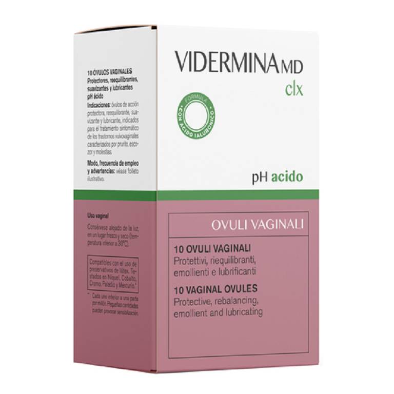 Vidermina Ovuli Lubrificati Idratanti 10 ov.